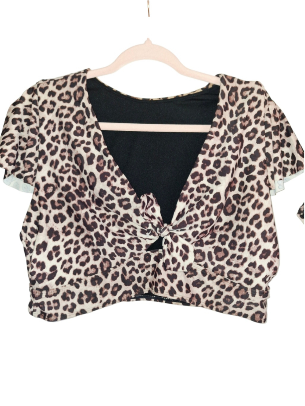 Torrid Plus Size 2X Leopard Print Bikini Swimsuit Set beachwear resortcore - Picture 6 of 8